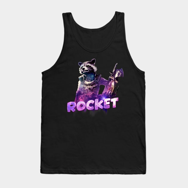 Rocket Galaxy Tank Top by podni cheear